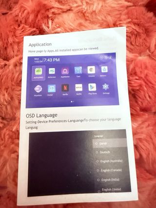 Proyector HY300 Ultra HD Blanco /