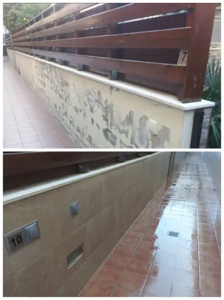 Decoración para espacios deteriorados