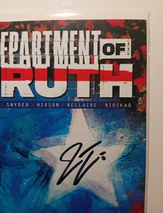 THE DEPARTMENT OF TRUTH 0 SIGNED J. TYNION IV NM+