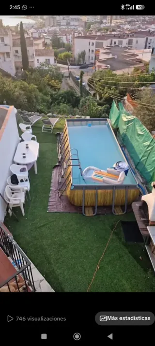 Piscina desmontable 6x3m