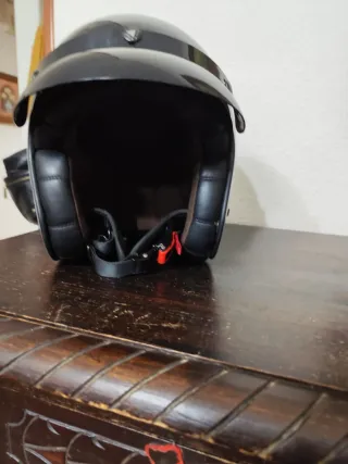 Pareja de Cascos Jet LS2 Negro