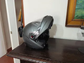 Casco modular LS2 gris