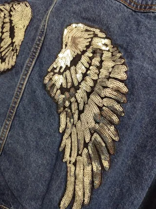 Chaqueta vaquera con parche Rolling Stones Talla M