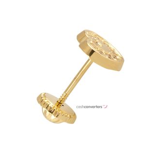 pendientes oro 18k con piedra