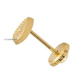 pendientes oro 18k con piedra