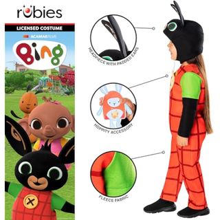 Rubies Official Bing Deluxe Child Costume, Kids Fancy Dress