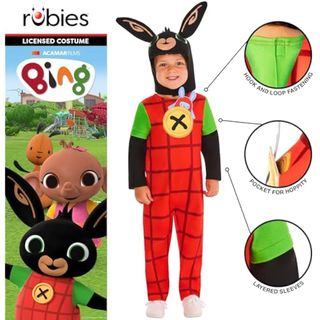 Rubies Official Bing Deluxe Child Costume, Kids Fancy Dress