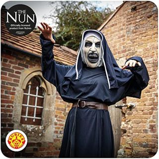 Rubies Disfraz Monja The Nun para adultos, Túnica, cinturón y máscara, Oficial The Nun Valak para Carnaval, Fiestas Temáticas