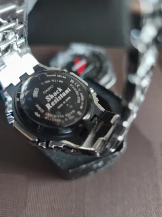 Reloj Casio G-Shock Naranja y Plateado