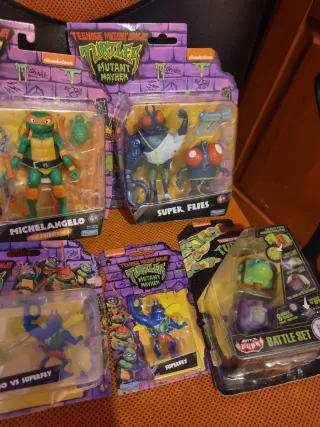 Lote Figuras Tortugas Ninja Mutant Mayhem