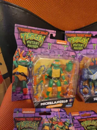 Lote Figuras Tortugas Ninja Mutant Mayhem
