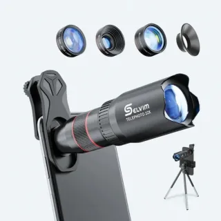 Kit Lentes Móvil Selvim + Trípode Nuevo