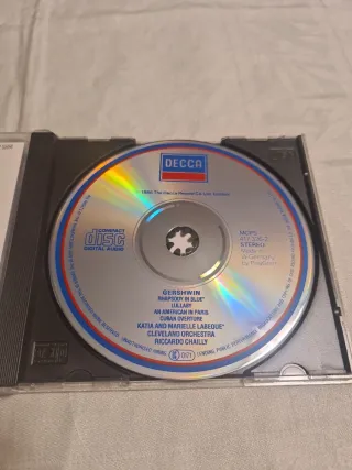 CD Gershwin Rhapsody in Blue