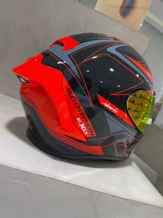 Casco scorpion Exo R1 regalo visera de MOTORVISOR.