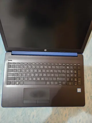 Portátil HP Negro y Azul