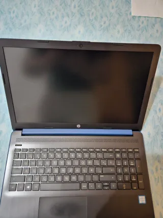 Portátil HP Negro y Azul