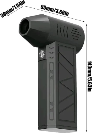 Mini Soffiatore Turbo Potente 130000 RPM Alta Velo