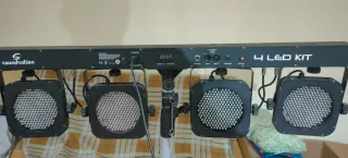 Soundsation 4 LED Kit Luci DJ Par