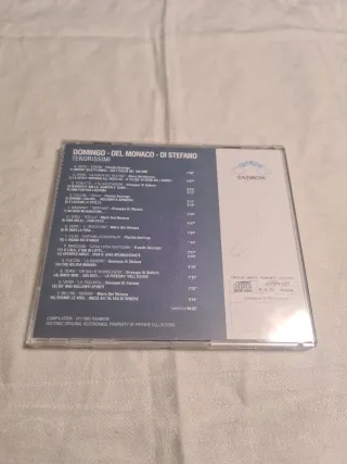 CD Tenorissimi Domingo Del Monaco Di Stefano