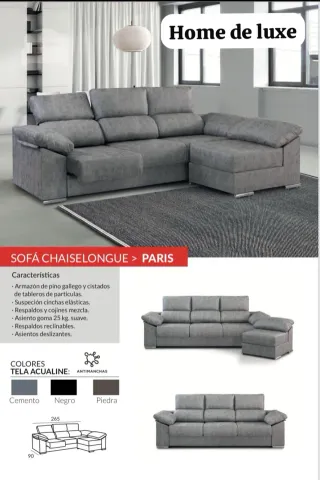 Sofá Chaiselongue ¡Oferta Increíble!
