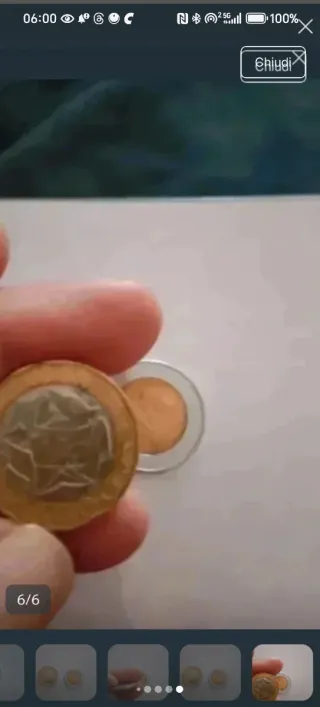 2 Monete Italiane 1000 e 500 Lire