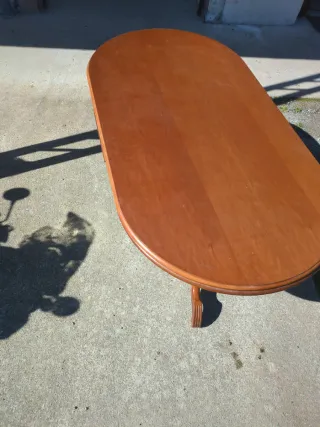 Mesa de madera ampliable
