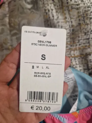 Vendo bikini con braga tanga CALCEDONIA nuevo