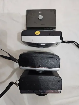 Lotto  fotocamere da collezione + Flash vintage