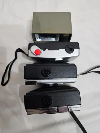 Lotto  fotocamere da collezione + Flash vintage