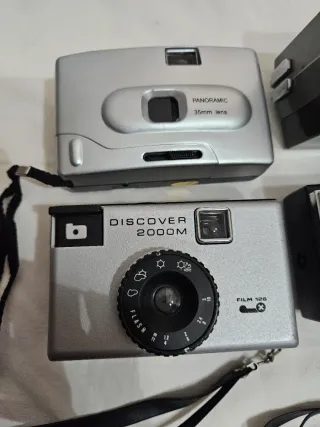 Lotto  fotocamere da collezione + Flash vintage