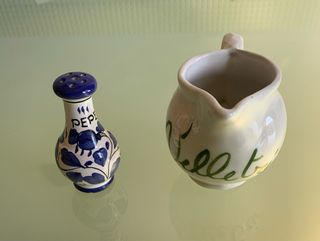 Set 2 Ceramiche Pepe e Vaso