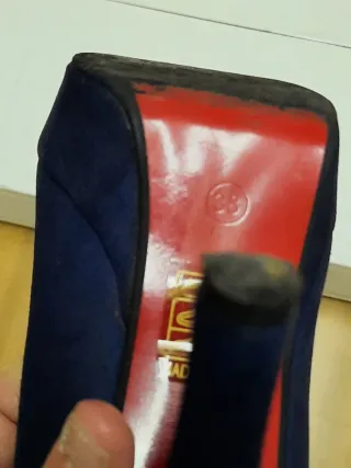 Scarpe décolleté con tacco, blu