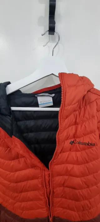 Plumas Columbia Naranja y Marrón