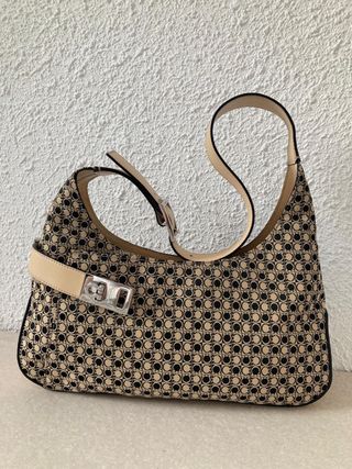 Borsa Salvatore Ferragamo Beige/Nero