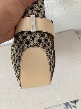 Borsa Salvatore Ferragamo Beige/Nero