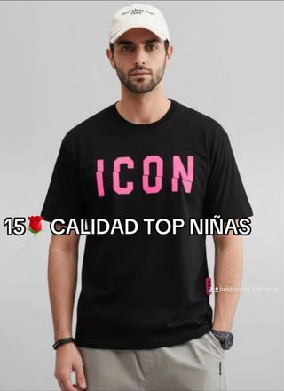 Camiseta ICON Negra varias tallas