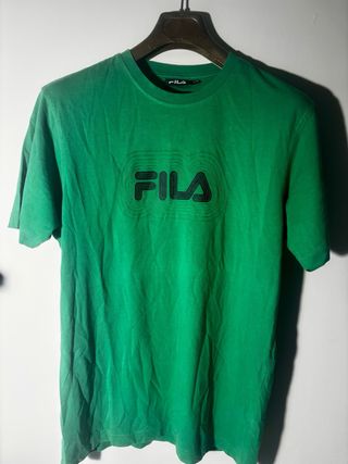 T-shirt Fila Verde Logo