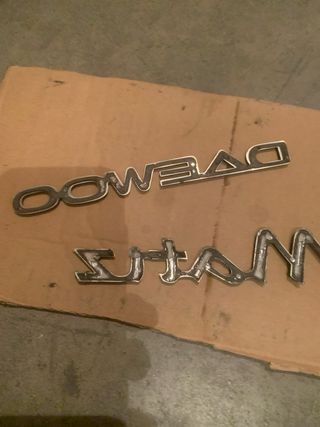 Anagramas Daewoo Matiz