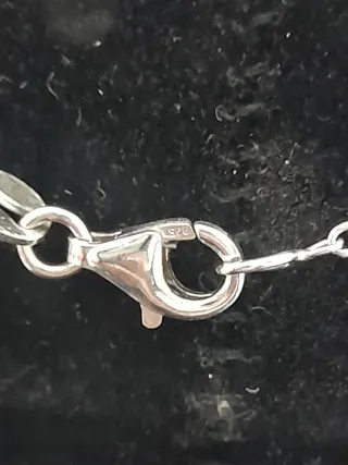 Collana Argento 925 con Pietre Vetro