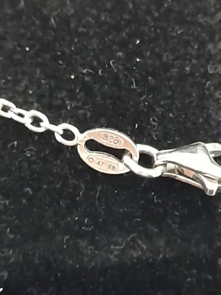 Collana Argento 925 con Pietre Vetro