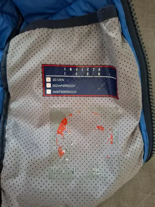 Piumino Invicta Icon Blu con cappuccio