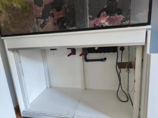 Acuario Marino, urna, mueble, sump y tuberias