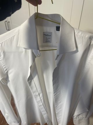 Camisa de vestir blanca CARLOS CORDOBA Talla XS