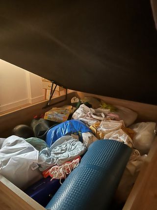 Cama canapé abatible madera