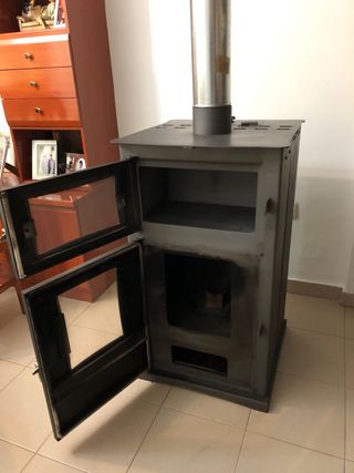 Estufa de pellets sin conexión a la red eléctrica