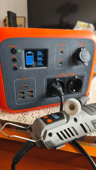 Kit completo de energía bateria y panel solar por