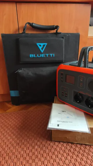 Kit completo de energía bateria y panel solar por