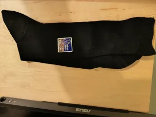 Calcetines Escocia Hilo Hombre Negros