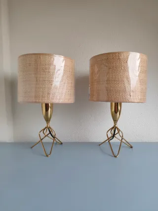 🇪🇸 Lámparas Mid Century Vintage Mesita