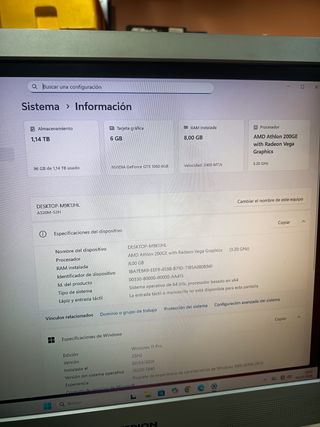 Torre Gaming GTX 1060 6GB M.2 RGB